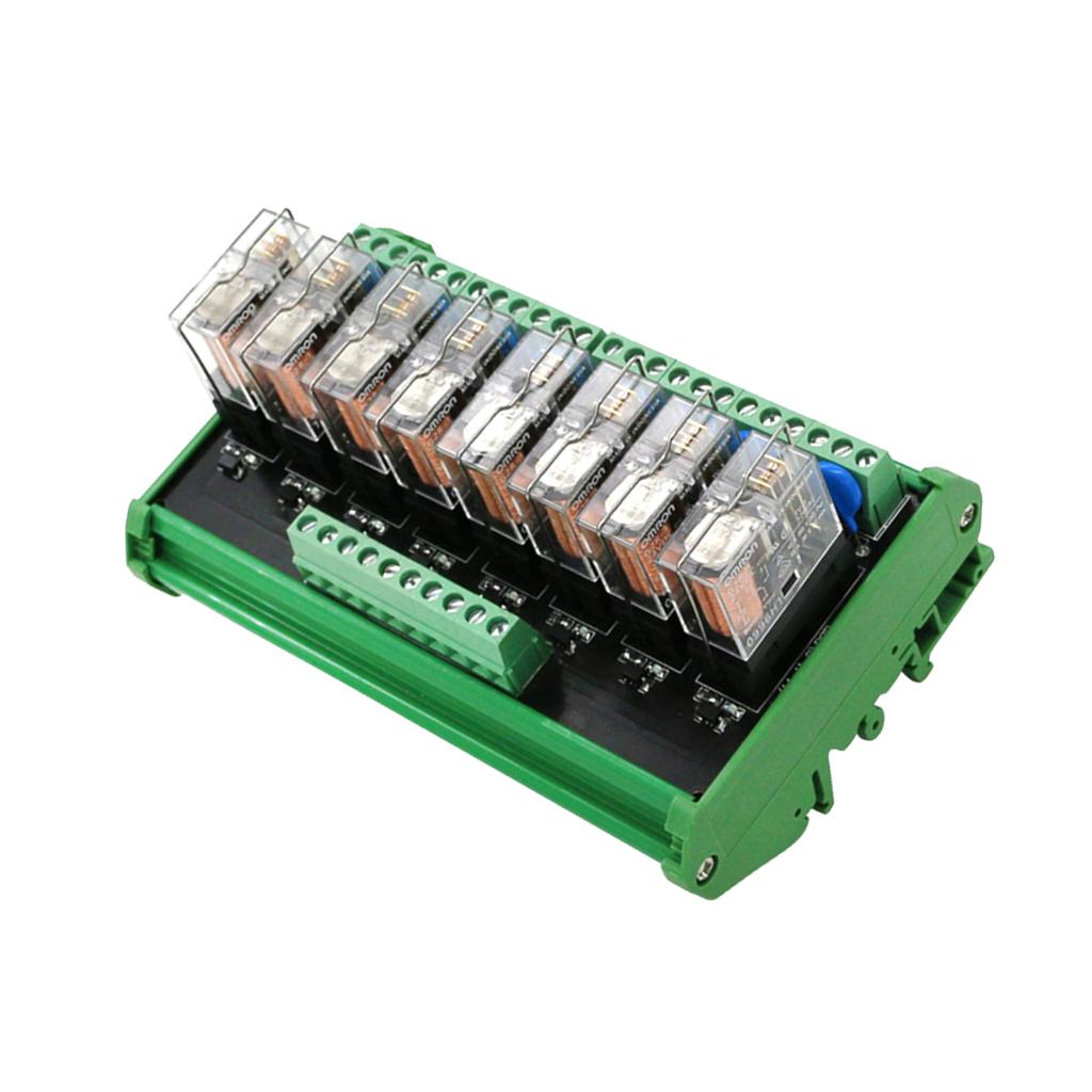 Mô-đun Tiếp Sức Omron 8 Kênh Tám Bảng điều Khiển Bảng điều Khiển DC 24V 10A