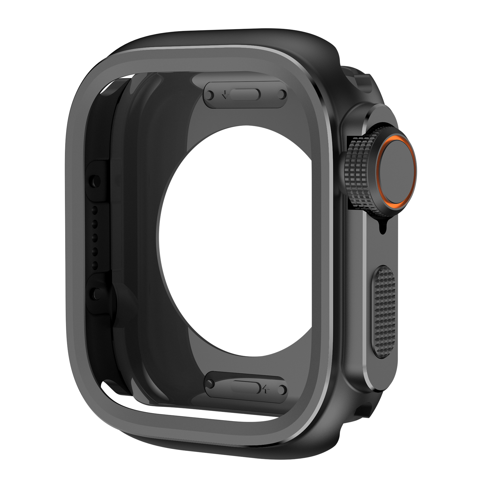 Ốp Case Kim Loại Style AW Ultra cho Apple Watch 4/5/6/7/8/9/10 Apple Watch Ultra Size 44/45/46/49mm - Hàng Chính Hãng