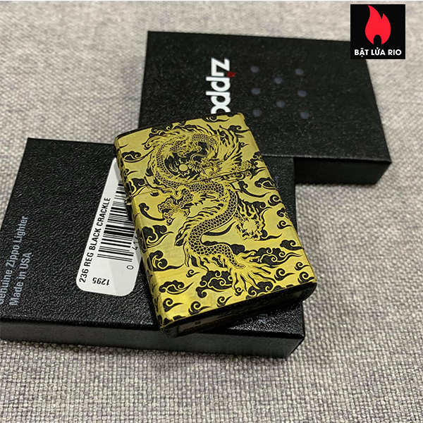 Bật Lửa Zippo 236 Khắc Hình Rồng Châu Á 4 Mặt – Zippo 236.Rca