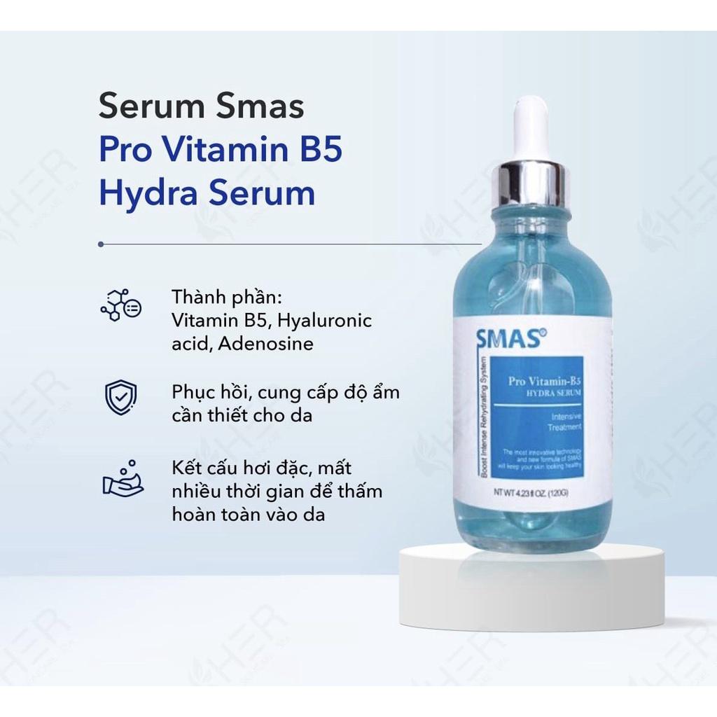 HÀNG NHẬP KHẨU - Tinh Chất Serum SMAS Pro Vitamin B5 Hydra Serum Dưỡng Ẩm Phục Hồi Da Tổn Thương Và Cấp Nước Cấp Ẩm 120g