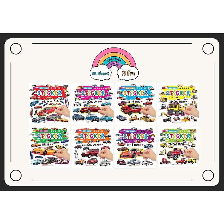 Sách Trò chơi dán hình IQ - EQ - CQ Sticker