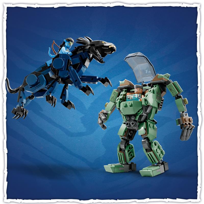 Đồ Chơi LEGO AVATAR Neytiri & Thanator Đối Đầu Chiến Giáp Quaritch 75571