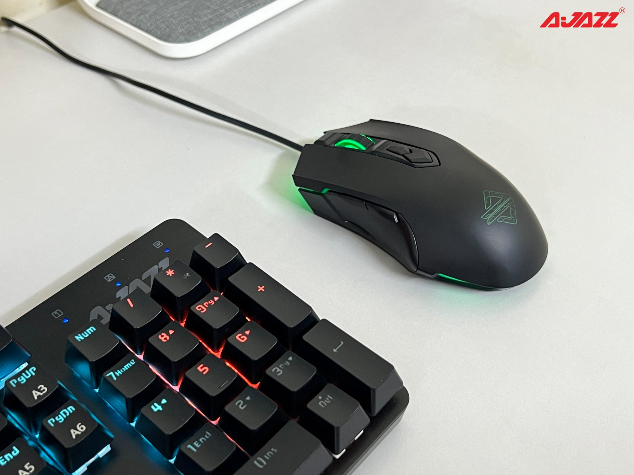 Combo bàn phím chuột gaming Ajazz DKM160 - Hàng Chính hãng