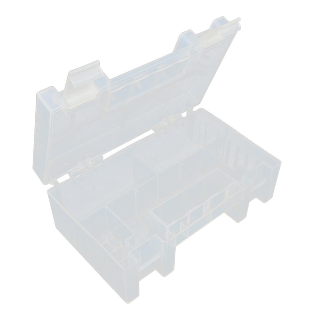 Clear AA/AAA Battery Storage Case/Organizer/Holder Holds 20 14AAA