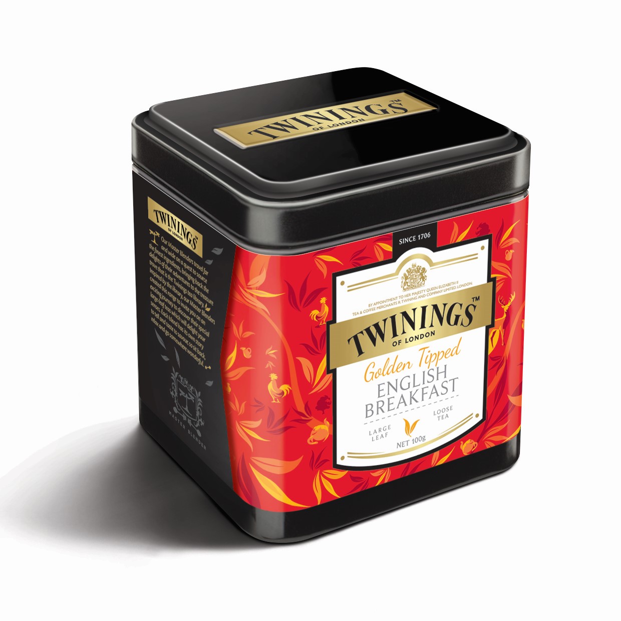 Trà Đen Twinings Of  London Golden Tipped  English Breakfast - Hộp thiếc 100 gram