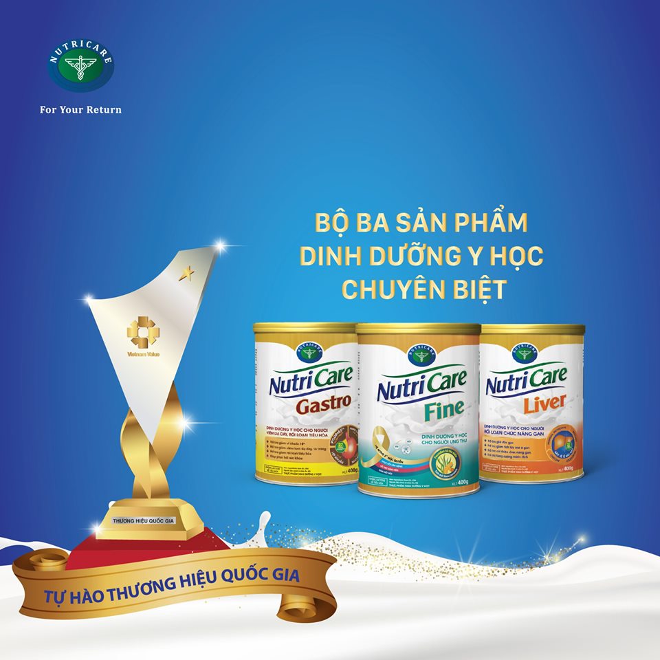 Sữa bột Nutricare Fine giúp tăng cường miễn dịch cho bệnh nhân ung thư