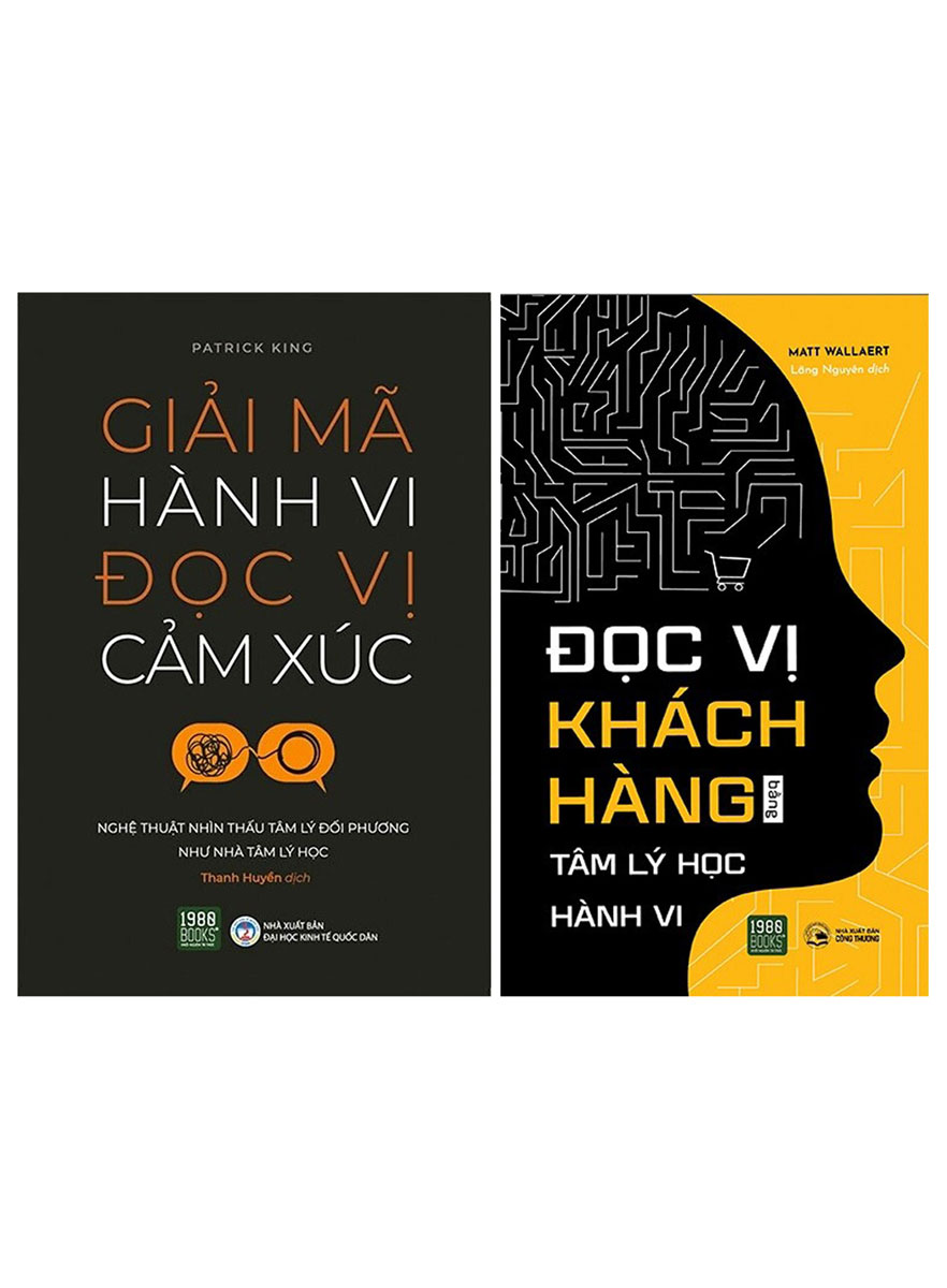 Combo Giải Mã Hành Vi Đọc Vị Cảm Xúc + Đọc Vị Khách Hàng Bằng Tâm Lý Học Hành Vi (2 Cuốn)