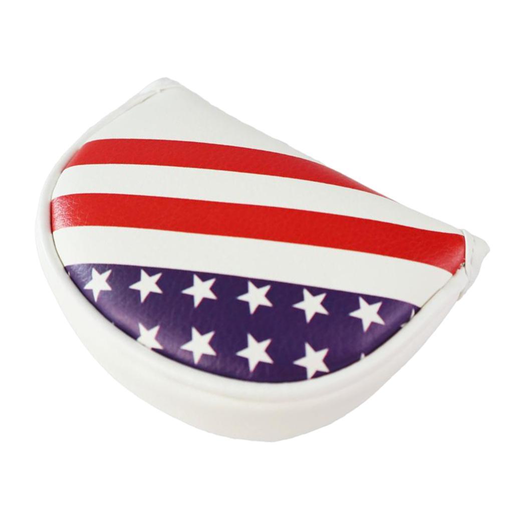 2-5pack Waterproof Golf Mallet Head Cover Golf Center Putter Sleeve
