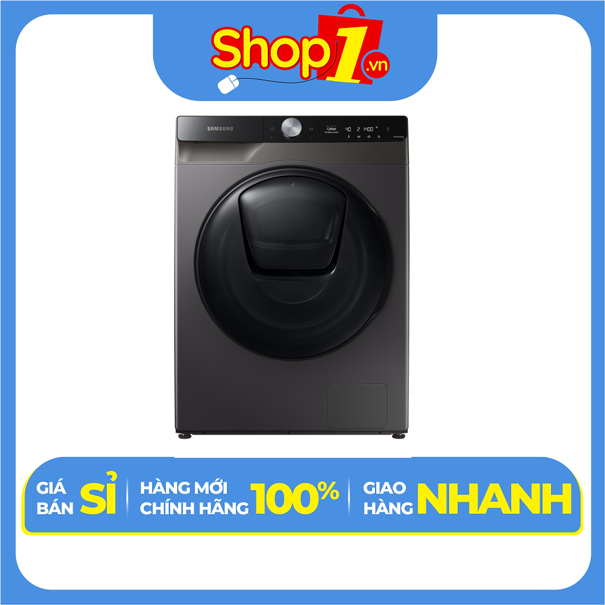 Máy Giặt Sấy Samsung Addwash Inverter 9.5kg WD95T754DBX/SV - Chỉ Giao Hà Nội