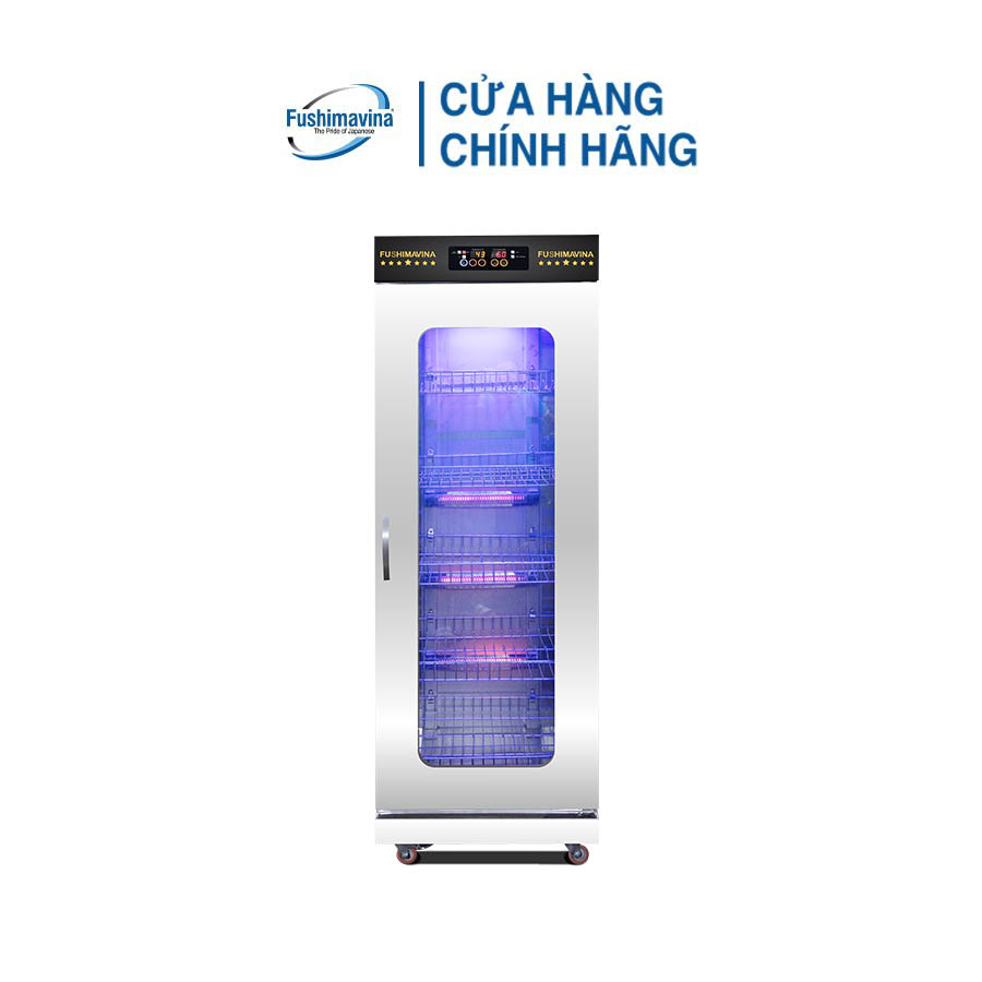 [CỬA HÀNG CHÍNH HÃNG] Tủ sấy bát cánh kính 600L 1 lớp