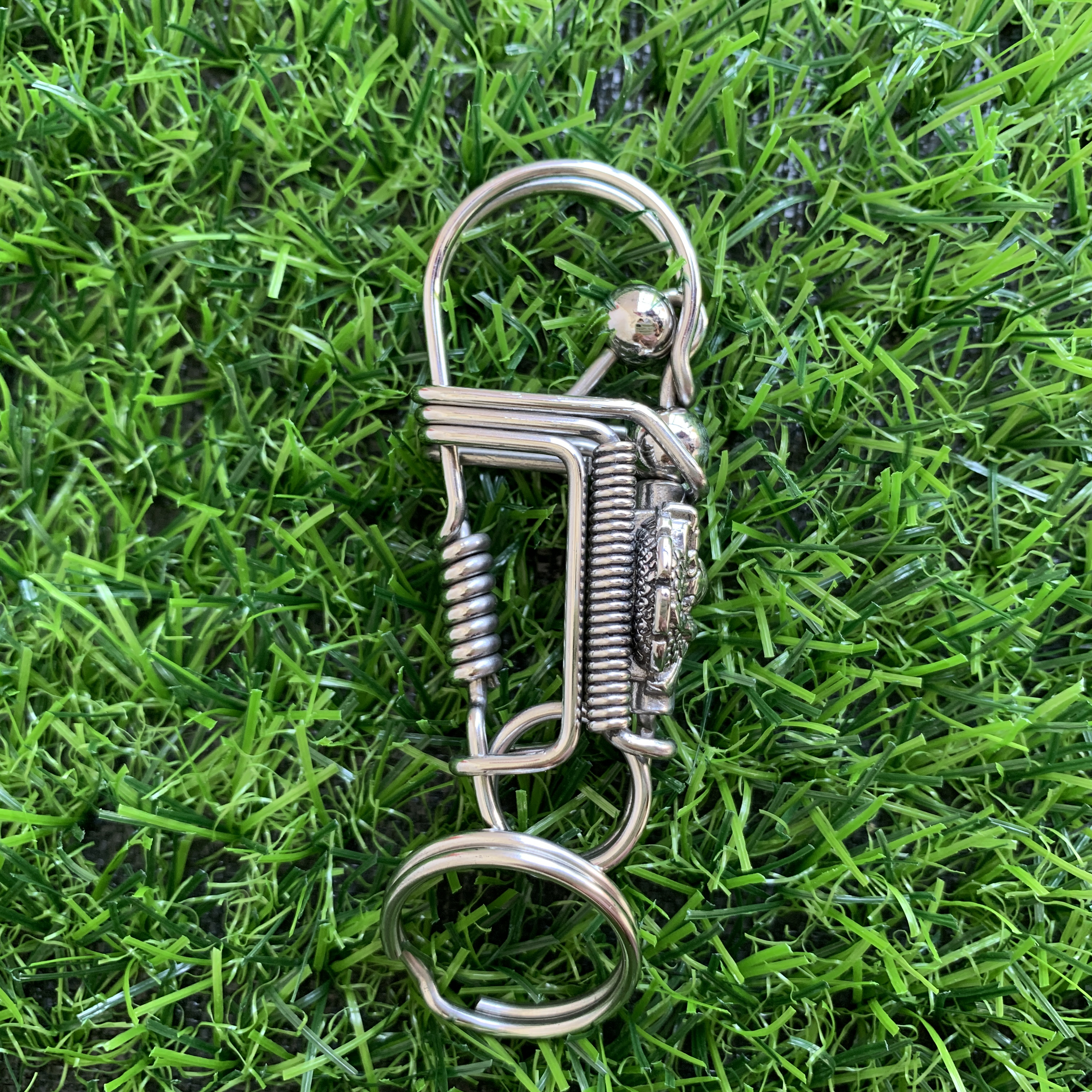 Móc Khóa Ô Tô họa tiết Rồng bằng Inox 304 không gỉ Cao Cấp Hàng Việt Nam,Hàng làm thủ công tỉ mỉ , Màu Inox nguyên bản rất Sang và Sạch Sẽ ,Càng Dùng Càng Sáng - Móc khóa Xe Máy bền đẹp