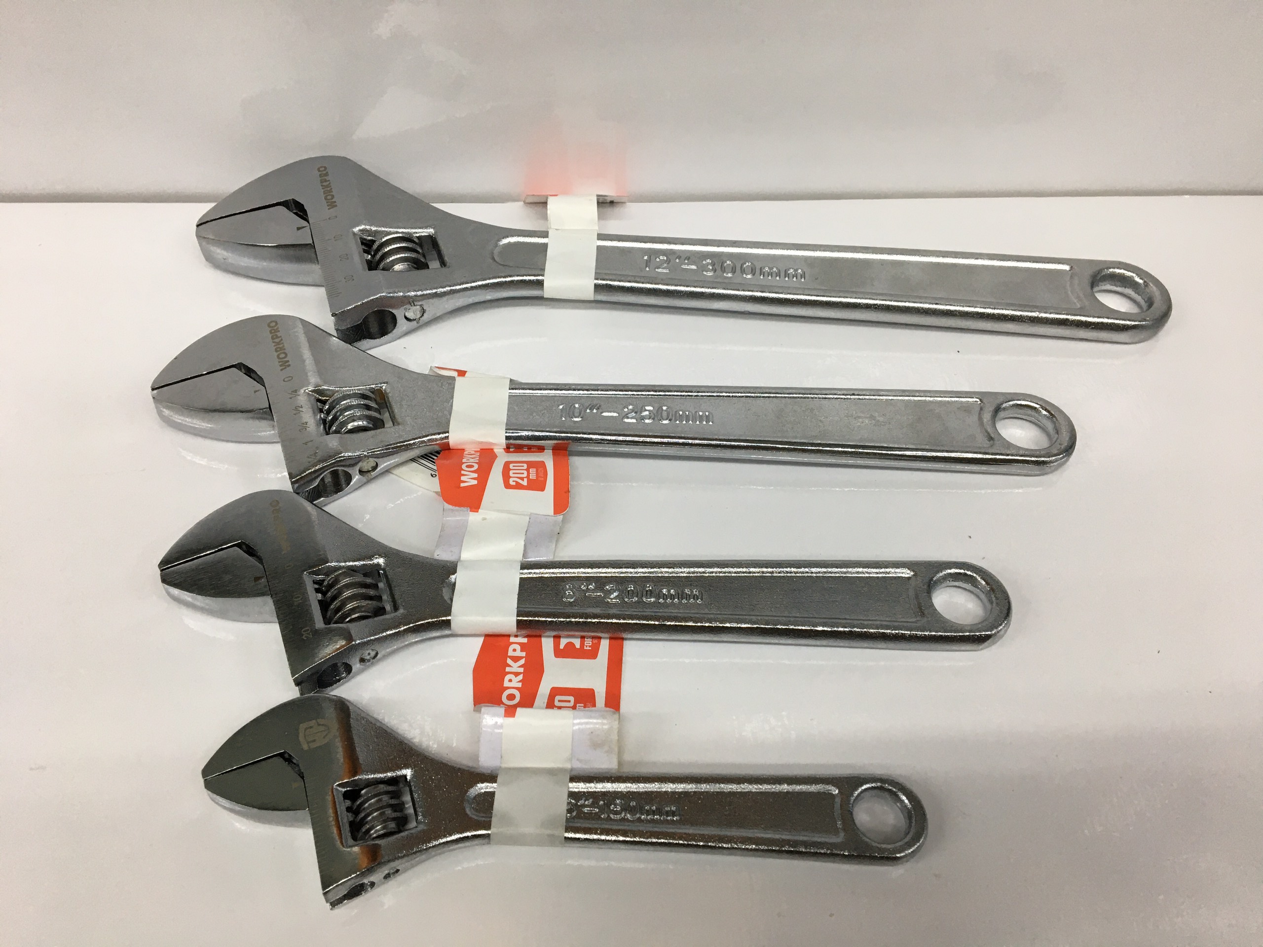Mỏ lết Forged Steel 6 inch, 8 inch, 10 inch, 12 inch, cờ lê điều chỉnh được kích thước 150mm/200mm/250mm/300mm