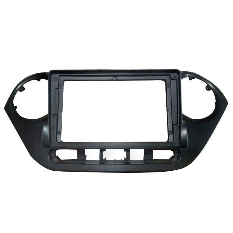 Mặt Dưỡng Xe Hyundai Grand i10 Lắp Màn Hình Android 9 inch - Mặt Dưỡng Kèm Dây nguồn Huyndai i10