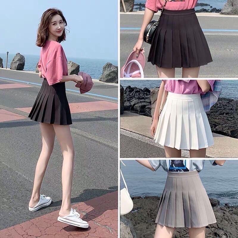 Chân váy tennis.Chân váy xếp li dáng ngắn trẻ trung năng động.