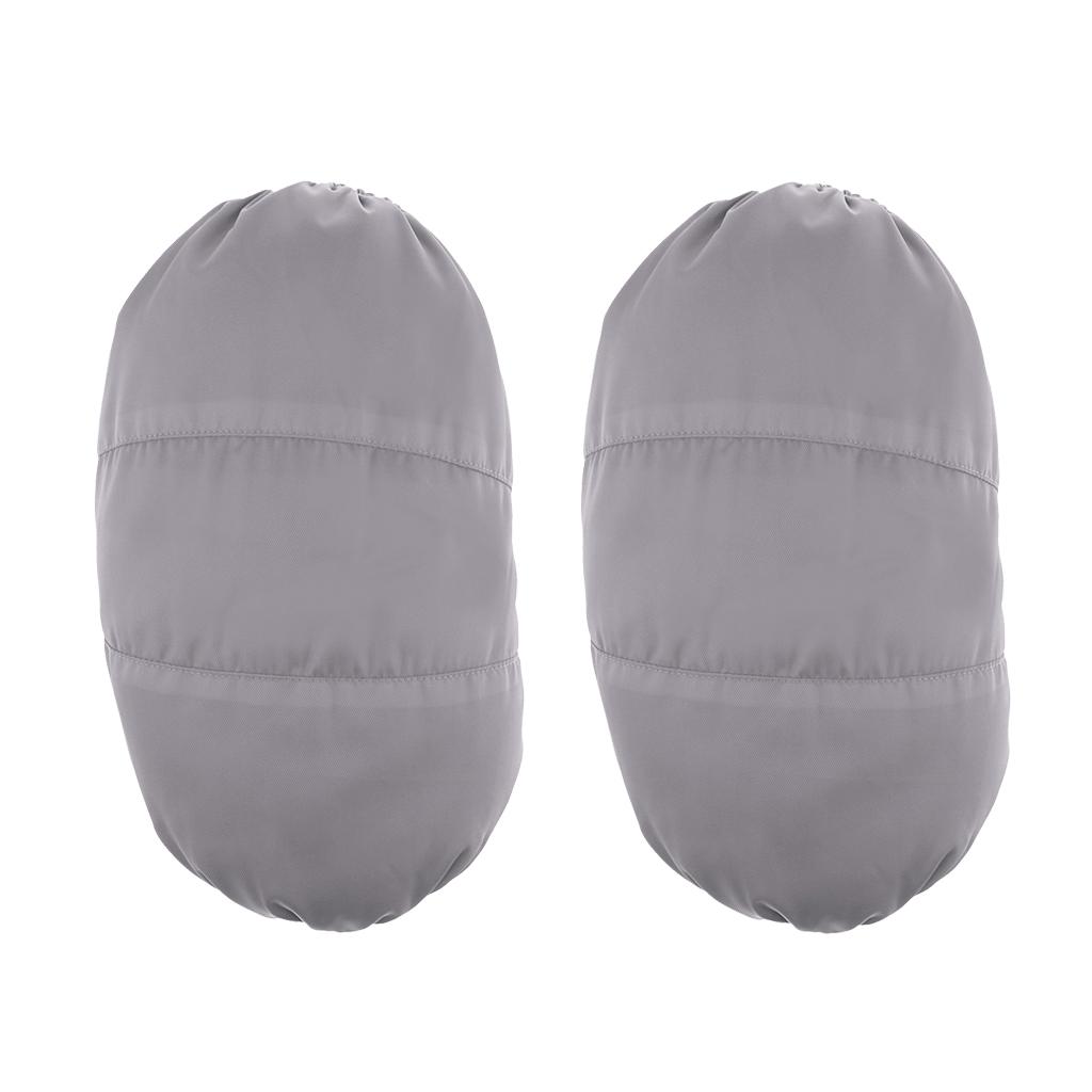 Adjustable Down Knee Pads Windproof Warm Cycling Knee Support Sleeve Silver