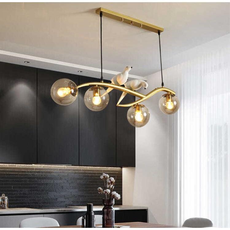 Đèn thả SERVE cao cấp, hiện đại trang trí nhà cửa sang trọng, đẳng cấp - Tặng kèm bóng đèn đầy đủ.