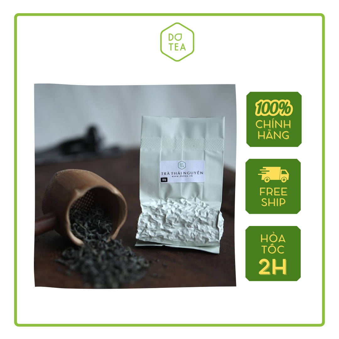 GÓI DÙNG THỬ 10G Trà Xanh Thái Nguyên Dotea - Hương vị chát đượm ban đầu hậu ngọt rõ ràng - Trà xanh, trà Thái Nguyên