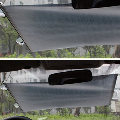 RÈM CHE NẮNG Ô TÔ CUỘN PHẢN QUANG THÔNG MINH 50CM X 125CM DÙNG CHO KÍNH LÁI XE Ô TÔ