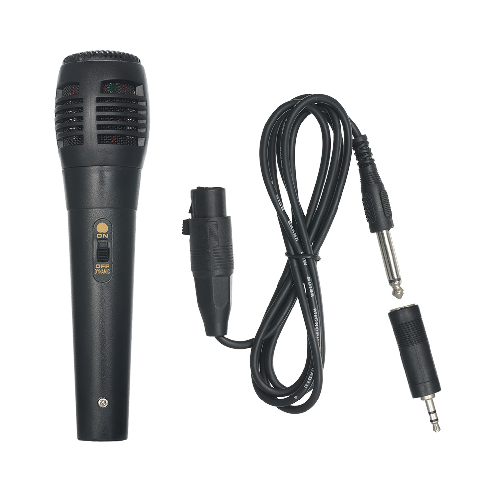 Micrô Vocal Cầm Tay Có Công Tắc Bật / Tắt 6.5 Mm Đầu Cắm Male Sang 3.5mm Female Âm Thanh Nổi