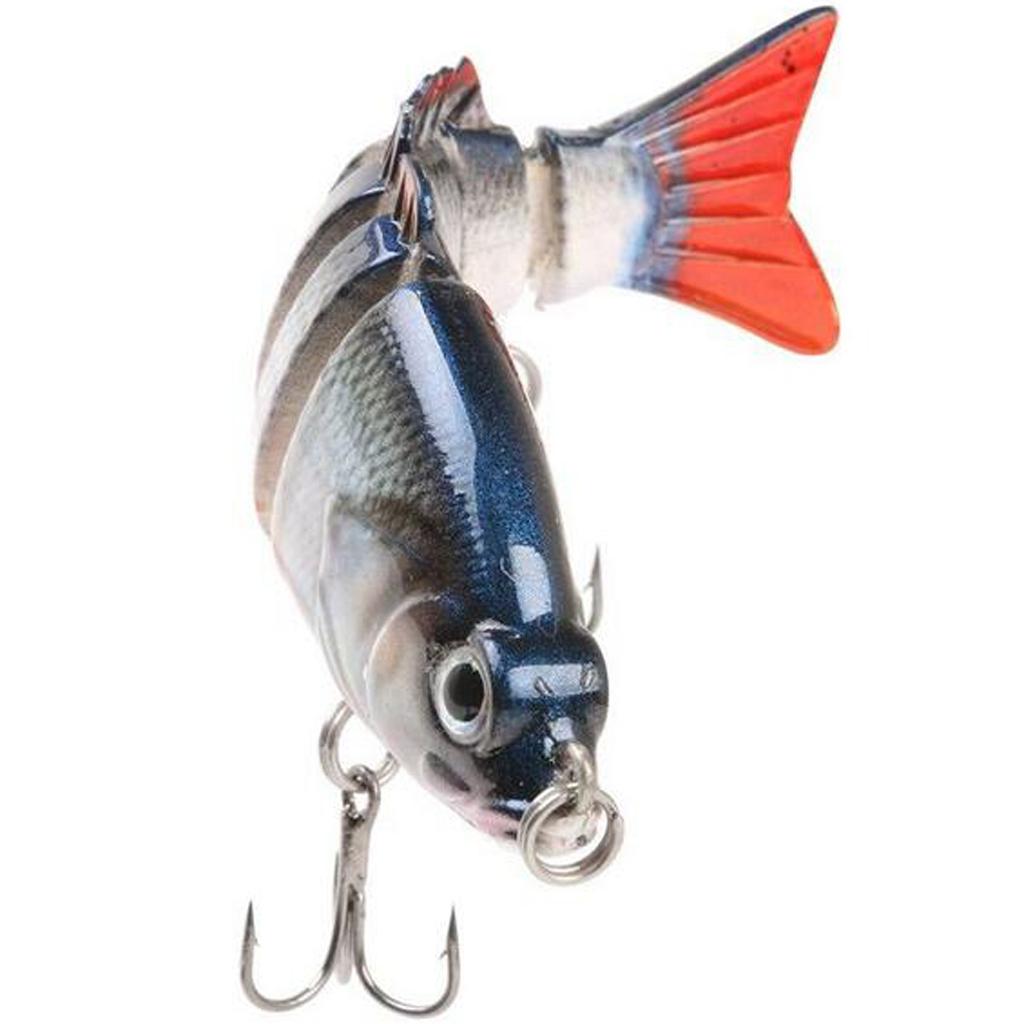 3.5inch Fishing Lure Multi Jointed  Swimbait Life Like Sinking Bass Bait