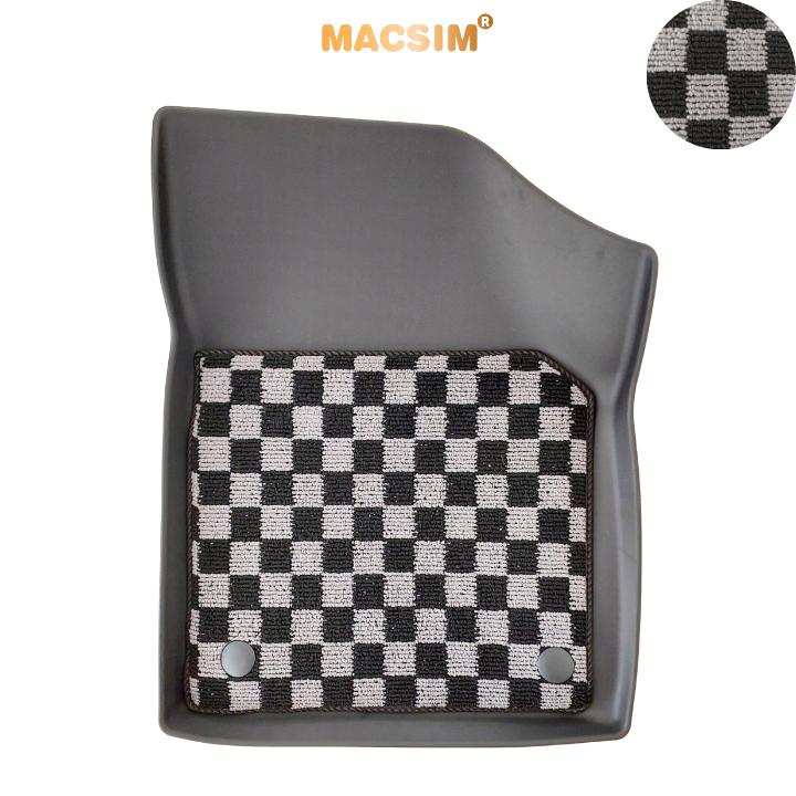Thảm Lót Sàn 2 Lớp TPE Macsim Volkswagen Viloran 2023+ Chuẩn Form, Bền, Không Mùi ( dệt thô caro 2 lớp sd3 ct)