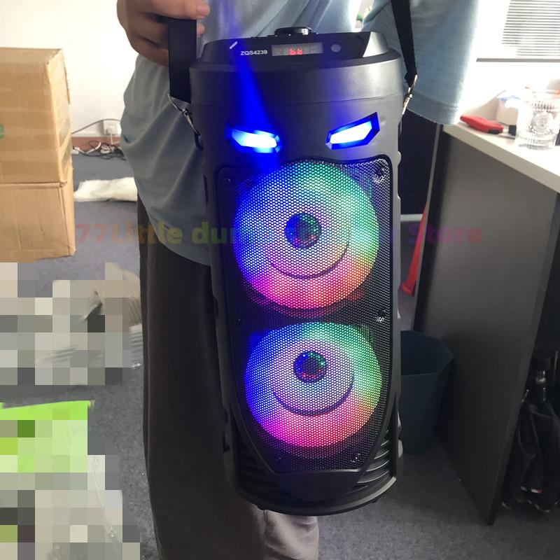 LỚN LỚN SQUARE DANCE PEXTABLE LED LED LED LIGHT SOUNDBAR Cột KTV Soundbox không dây Subwofer Hifi Boombox Màu sắc: ZQS4239