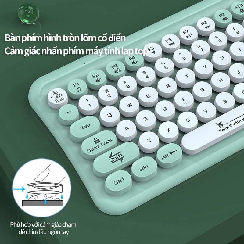 Bộ bàn phím và chuột không dây Langtu LT700 Bộ bàn phím và chuột không dây làm việc tiện lợi di động