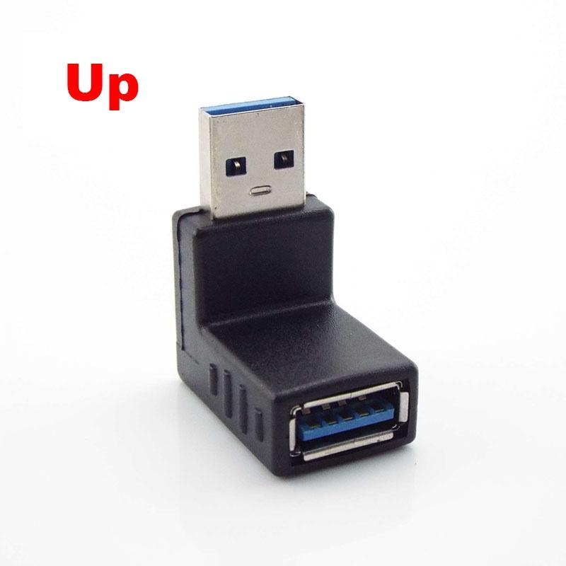 Đầu Nối Mở Rộng Usb 3.0 A Male Sang Female 90 Độ Cho Laptop PC