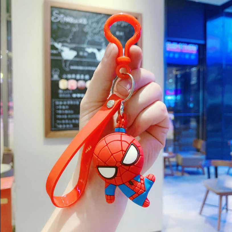 Móc khóa nhân vật người nhện Spiderman hàng cao cấp, kiểu dáng thời trang