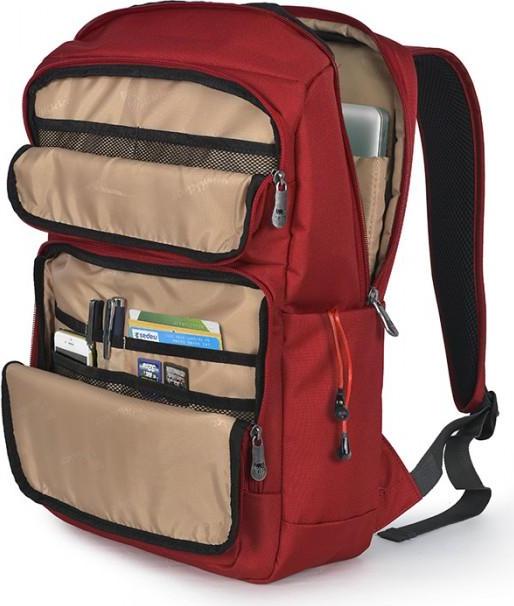 Balo Mikkor The Ives Backpack Red 15.6inch