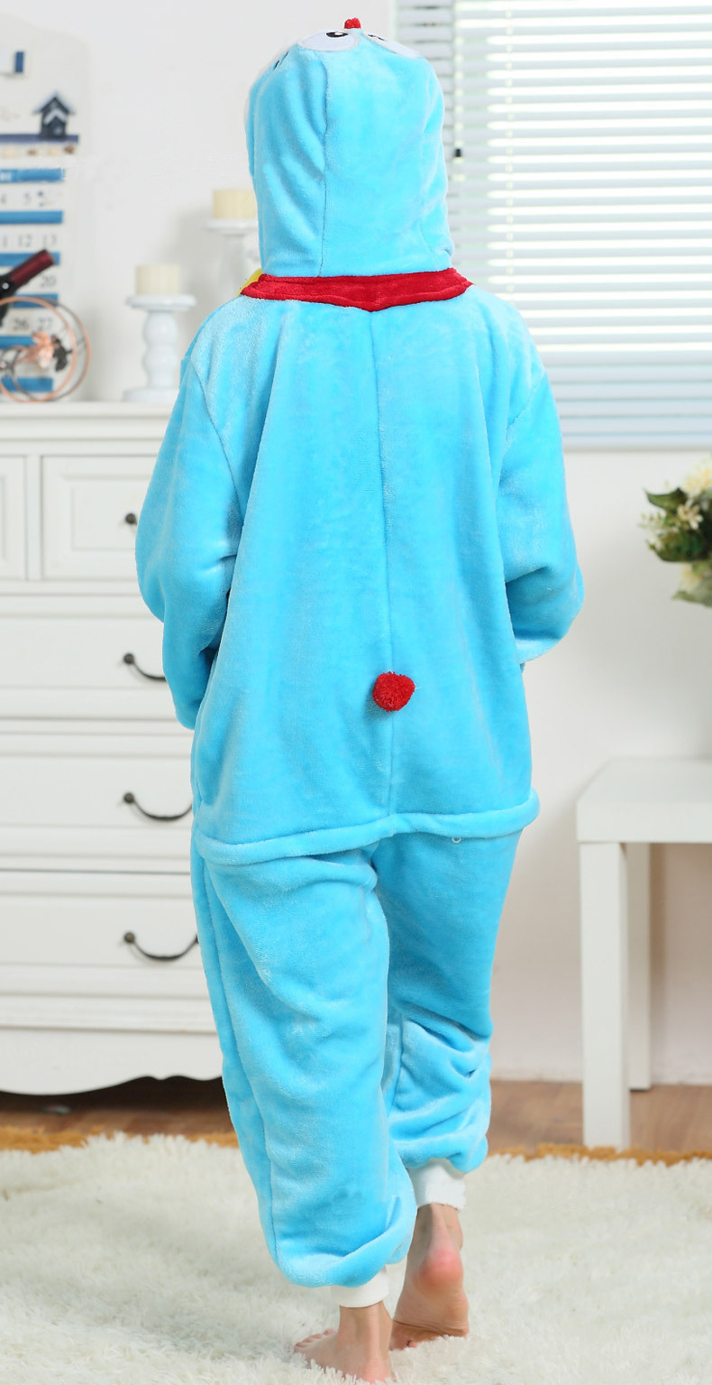 Bộ Đồ thú mèo máy doraemo Pijama dành Cho Người Lớn và Trẻ Em kiểu dáng Động Vật Hoạt Hình