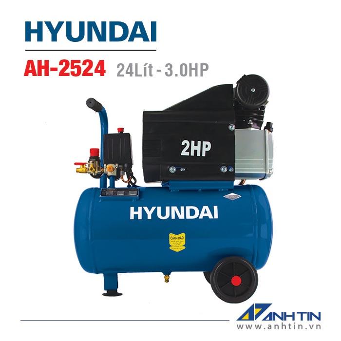 Máy nén khí trực tiếp HYUNDAI AH-2524 | 24Lít | Công suất 2.0HP | Lưu lượng 120 lít/phút