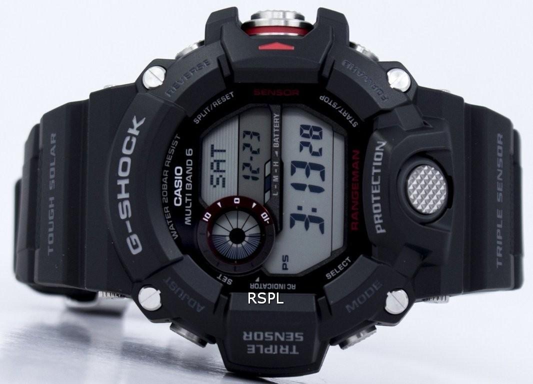 Đồng Hồ Nam Dây Nhựa Casio G-Shock GW-9400-1DR Rangeman (Full Chức Năng) | GW-9400-1