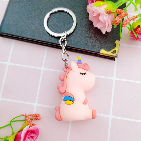 Móc khóa ngựa Unicorn nhiều màu sắc ✓Hàng mẫu 2(giao màu ngẫu nhiên)