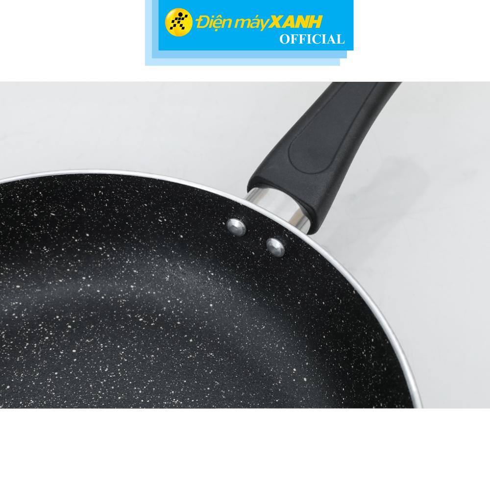 Chảo nhôm chống dính vân đá đáy từ 26 cm Elmich Colosseum Y1 EL-3720 Xám - Hàng Chính Hãng