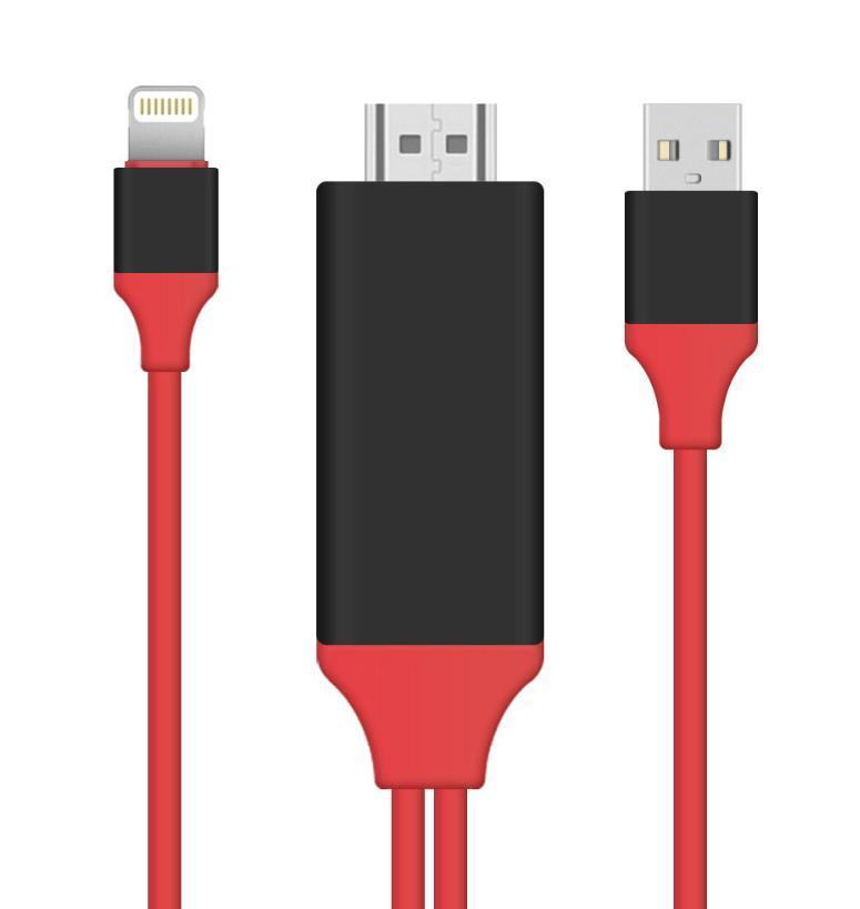 Cáp Lighning to HDMI cho IP5/6/7/8/X/15, ipad, Máy tính bảng kết nối HDMI Tivi, Máy chiếu