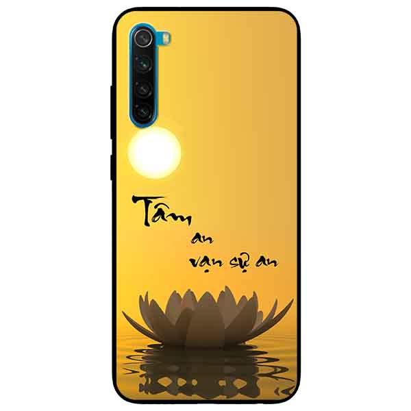 Ốp lưng in cho Xiaomi Redmi Note 8 Mẫu Tâm An