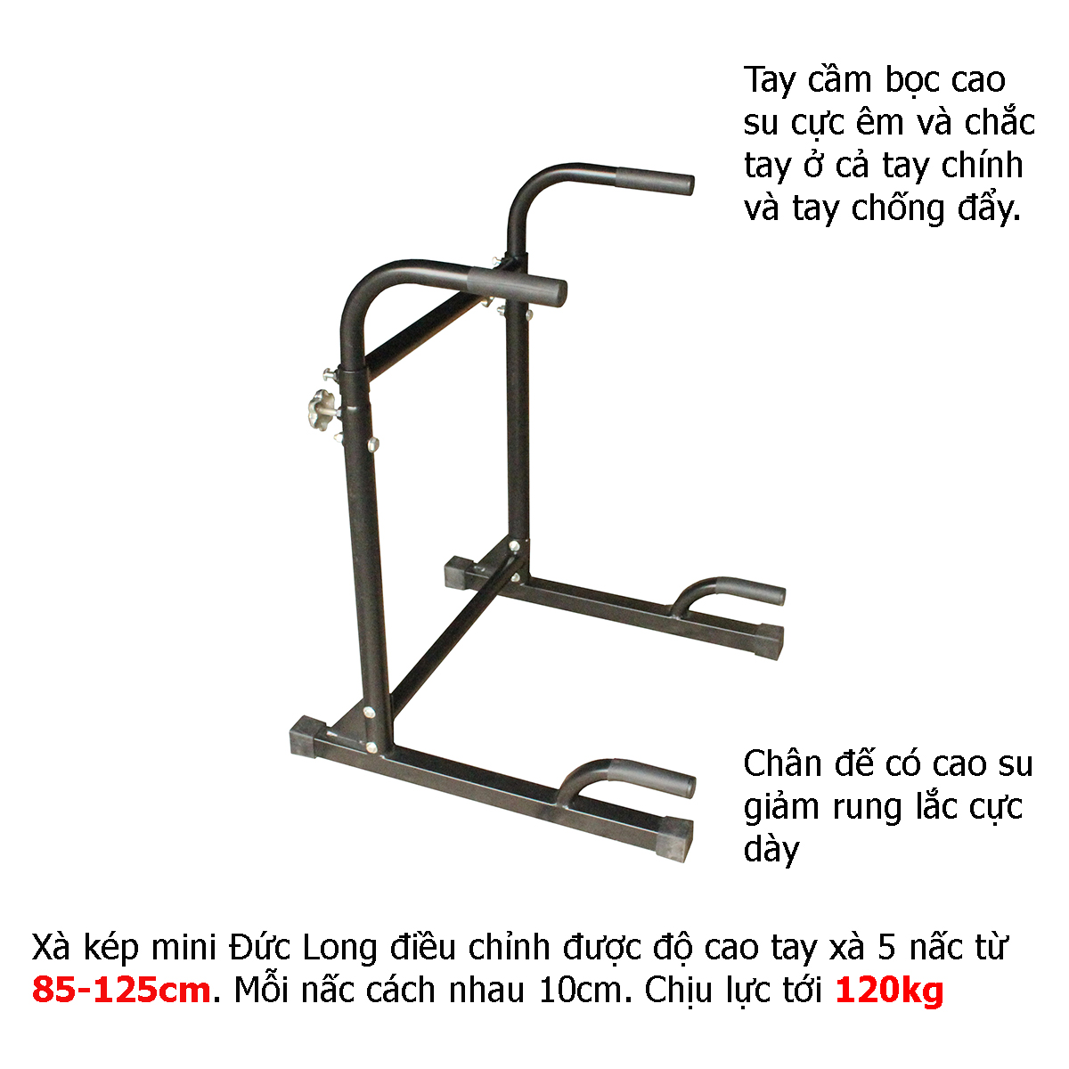 Xà kép mini Đức Long điều chỉnh độ cao XK-04