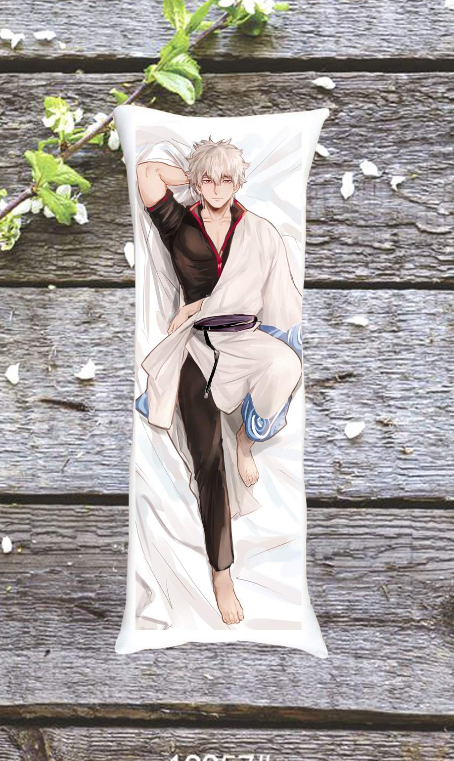 Gối ôm dài anime Gintama Gintoki 40cmx1m ruột bông hàn quốc