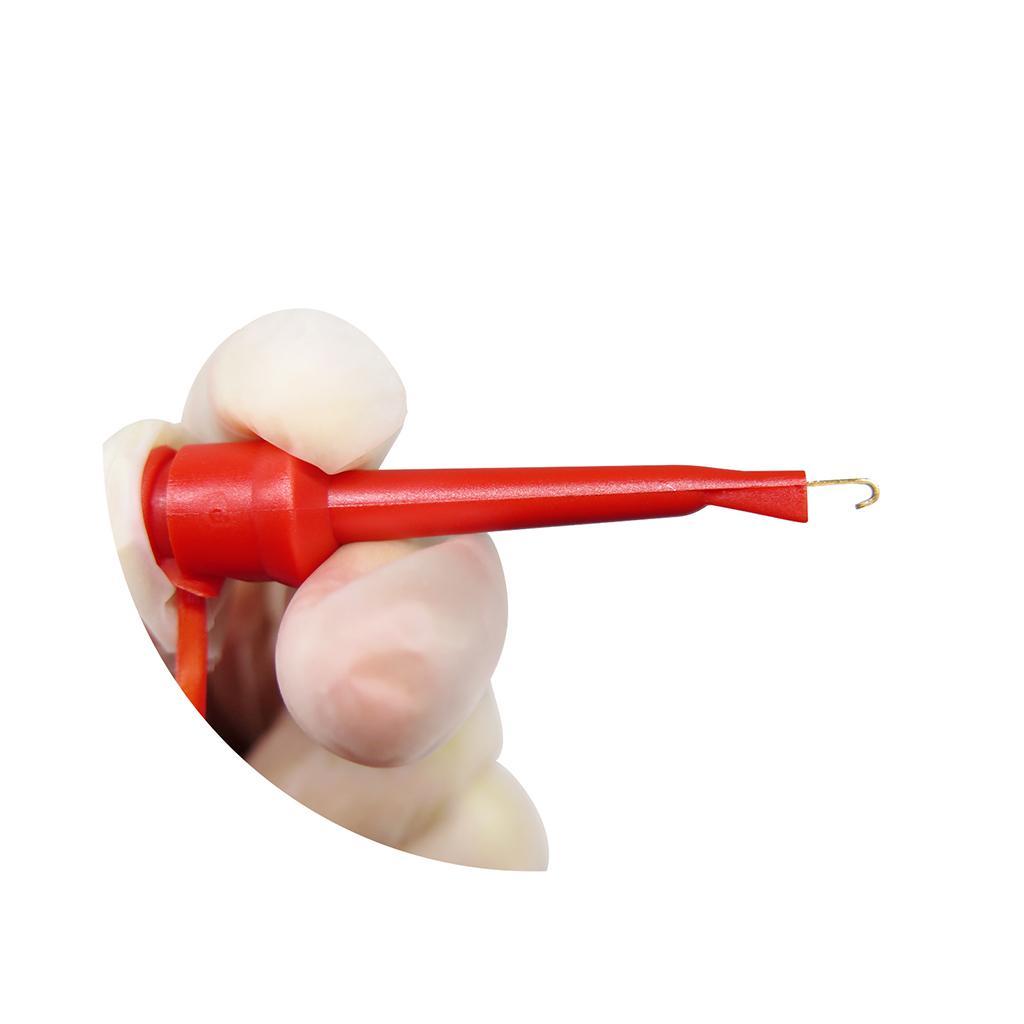 10 Pcs 5 Colors 4mm Banana Plug to Clip Test Leads Silicone Testing Wire