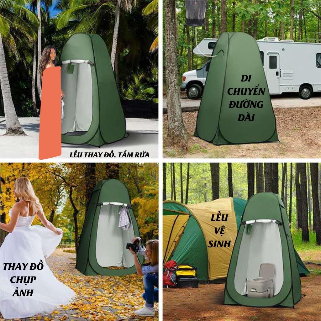 Lều thay đồ ngoài trời vệ sinh dã ngoại gọn nhẹ tiện dụng, gấp gọn đồ chụp ảnh ngoại cảnh tự bung.