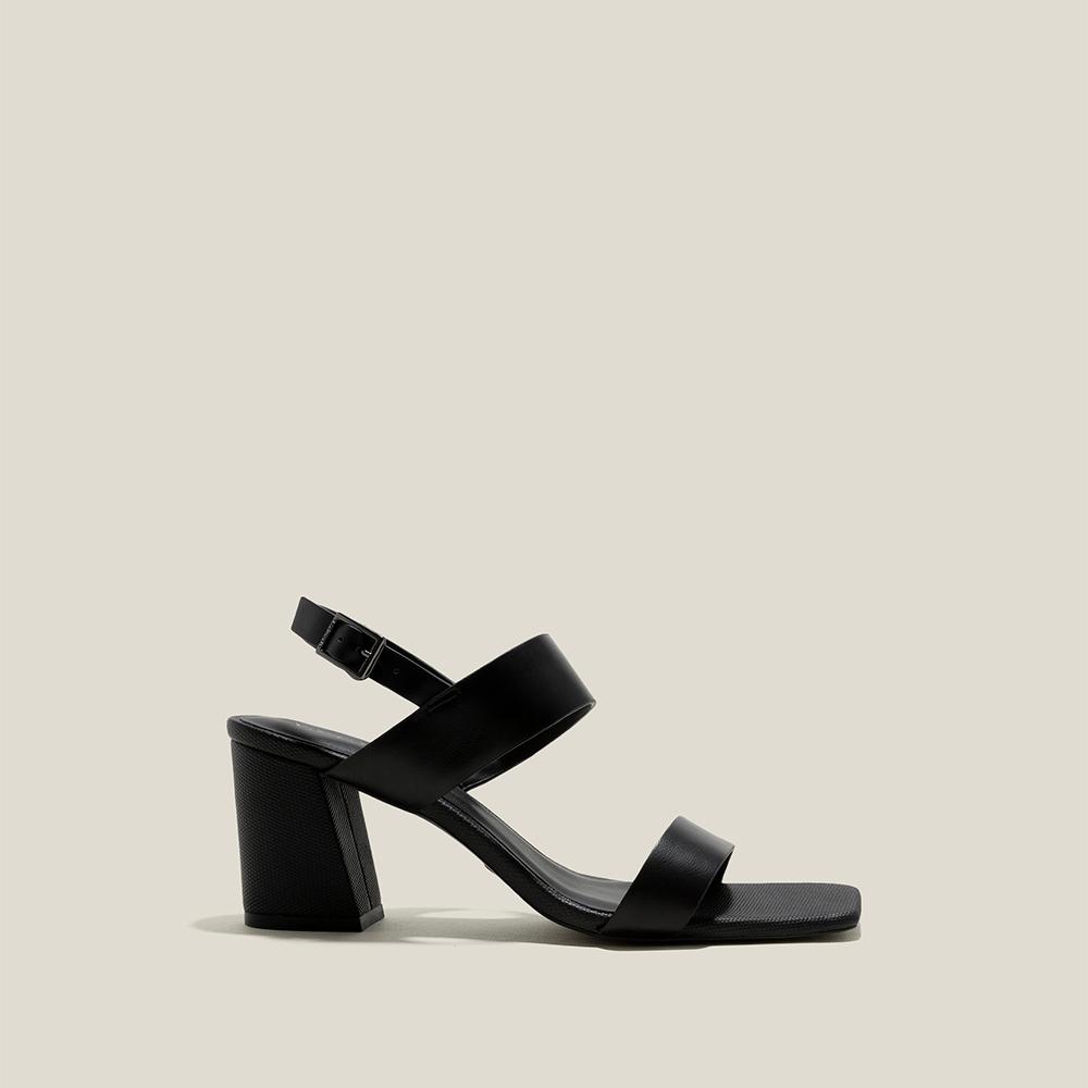 Vascara Sandal Gót Trụ Quai Ngang Bản To - SDN 0769