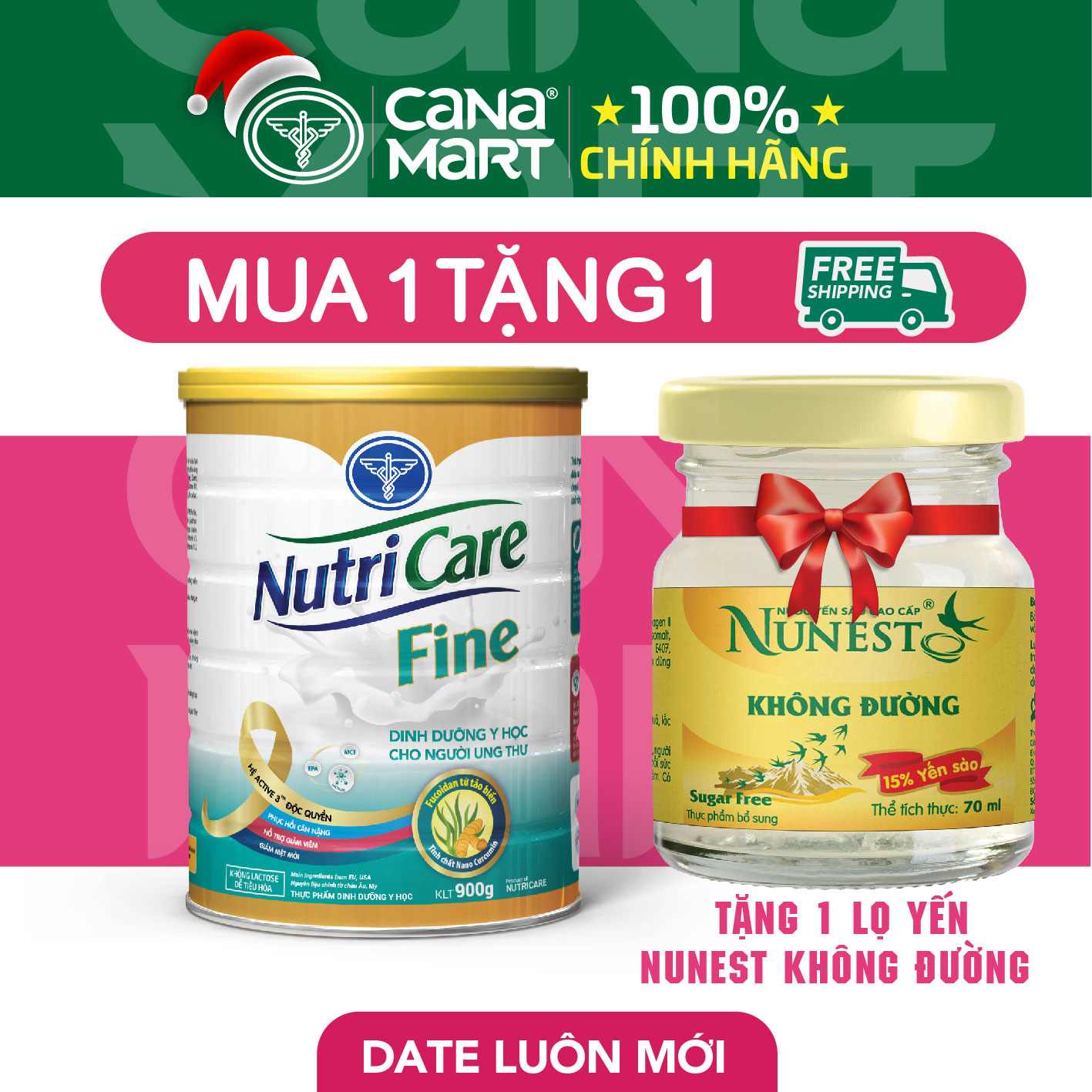 Sữa Bột Nutricare Fine Giúp Tăng Cường Miễn Dịch Cho Bệnh Nhân Ung Thư 900G