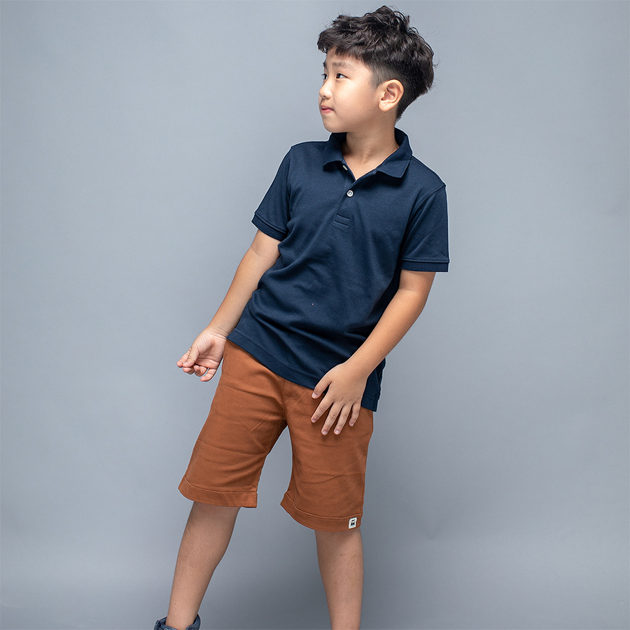 Quần short kaki Lovekids màu nâu