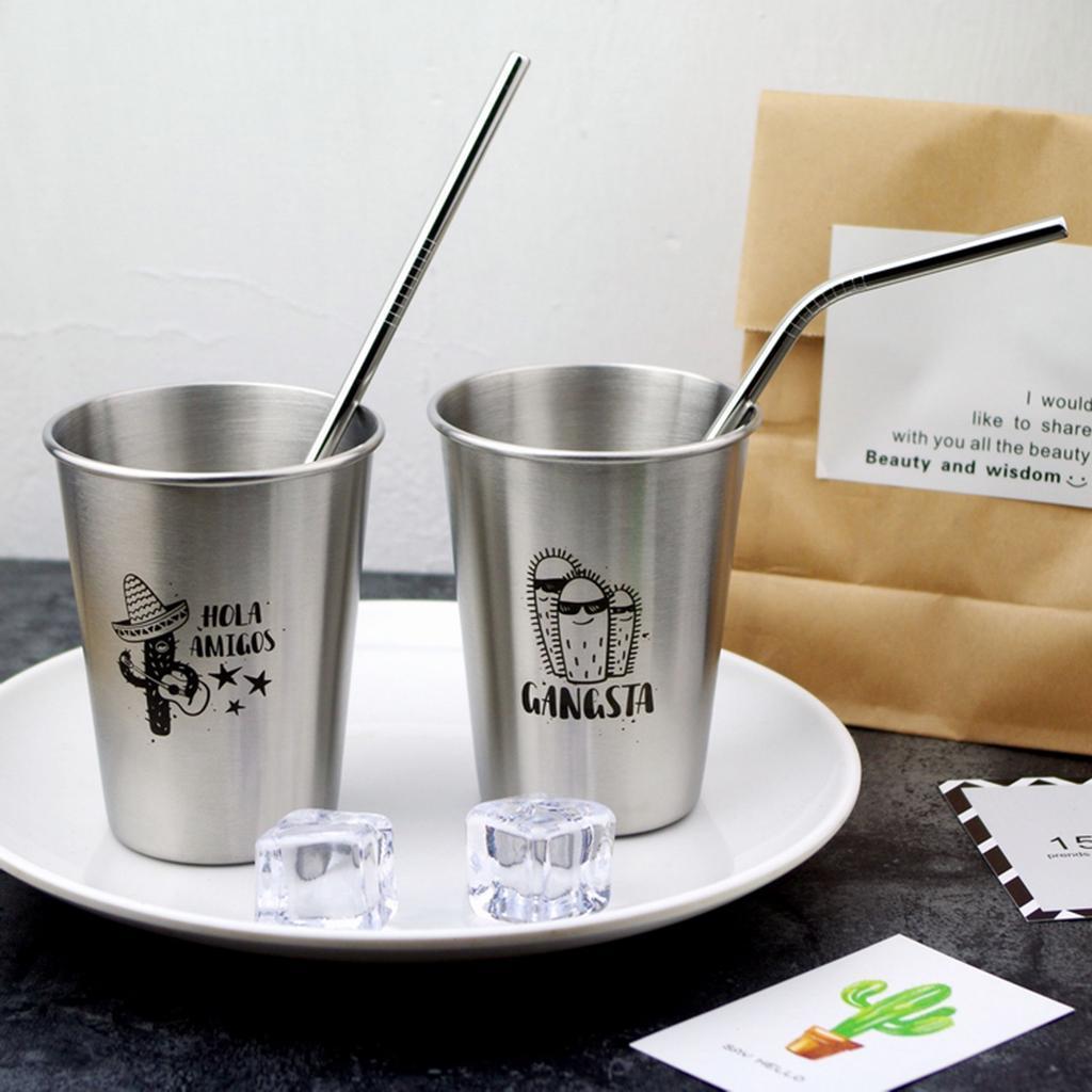 350ml Stainless Steel Water Cup Milk Wine Beer Bottle Coffee Tea Mug