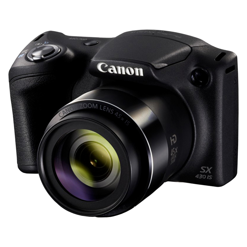 Máy Ảnh Canon PowerShot SX430 IS (Tặng Kèm Thẻ Nhớ Và Túi Đựng Máy Ảnh) - Hàng Chính Hãng