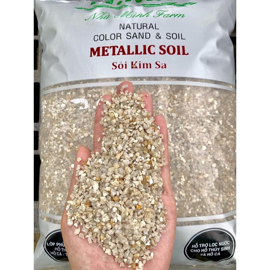 Sỏi Núi Lửa, Sỏi Đen Platinum, Sỏi Kim Sa, Sỏi Vàng Nắng - Sớt lẻ 1Kg