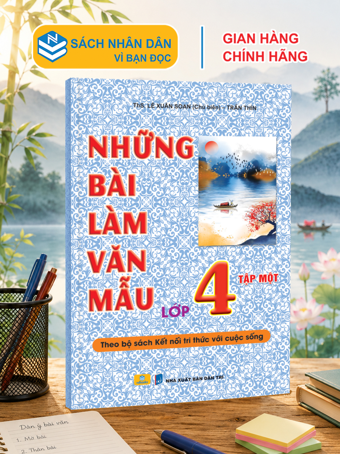 Sách - Những Bài Làm Văn Mẫu Lớp 4 - Biên soạn theo chương trình mới - Kết Nối Tri Thức - ndbooks