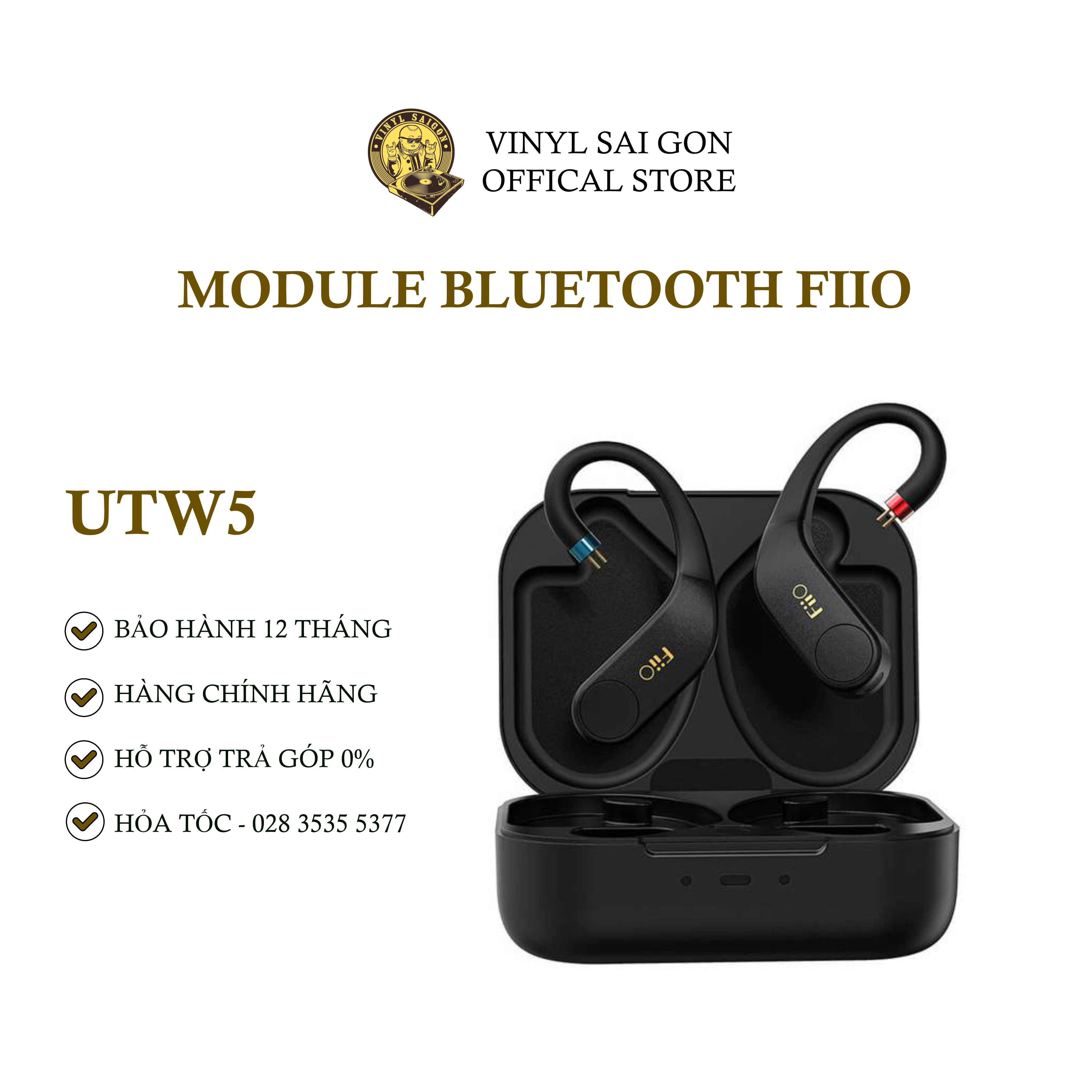 Thiết Bị Module Bluetooth FiiO UTWS5 Dành Cho Tai Nghe FiiO - Hàng Nhập Khẩu
