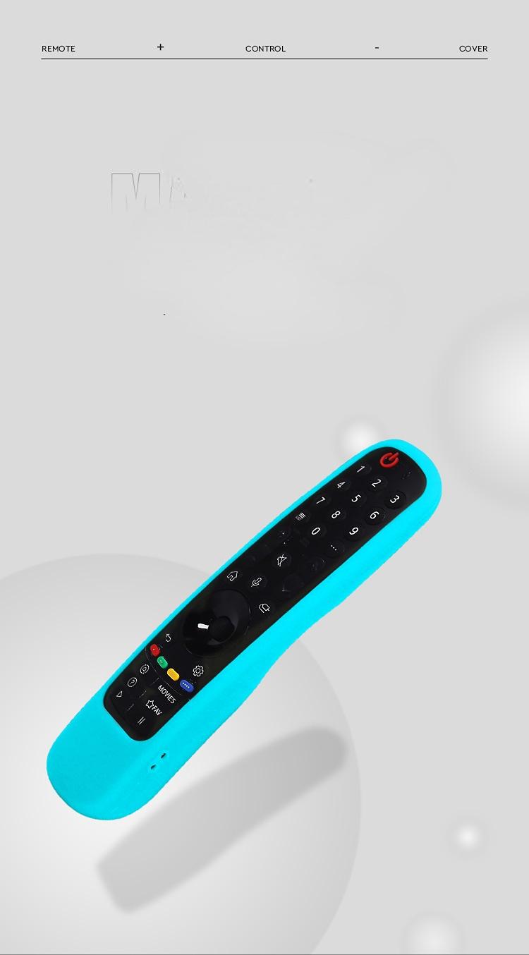 Vỏ silicone cho LG TV Magic Magic AN-MR19BA/MR18BA Bảo vệ điều khiển từ xa cho AN-MR600/MR650A/MR20GA AKB75855501
